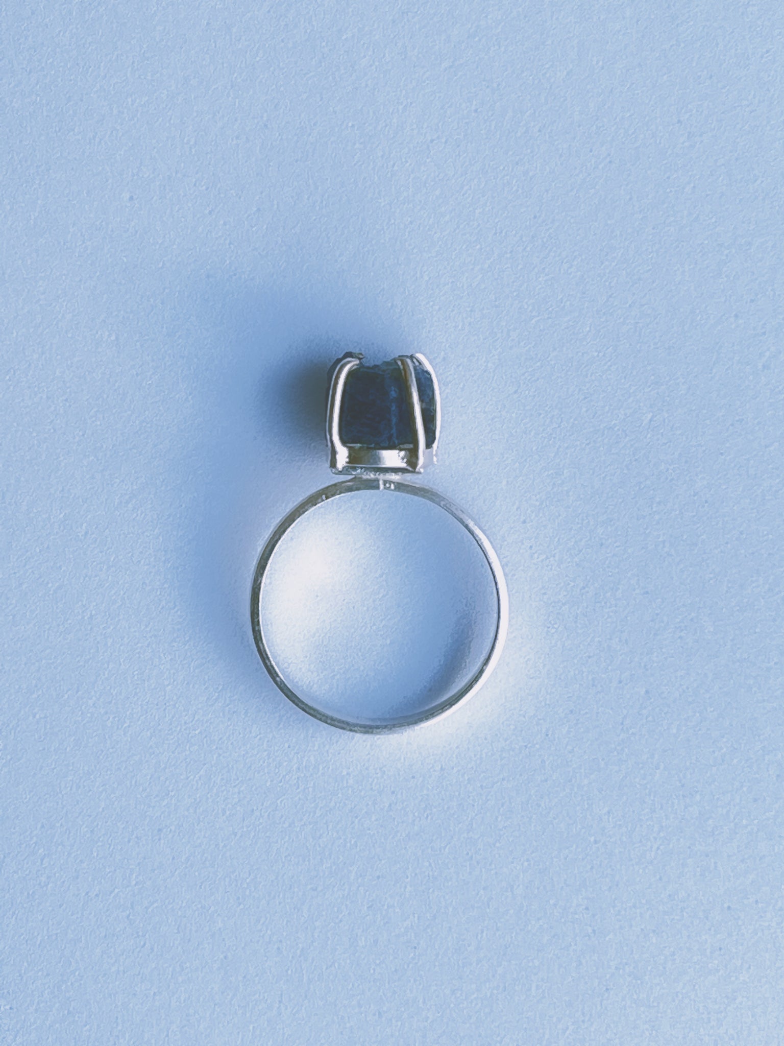 YEMOJA - Raw Blue Sapphire Gemstone Ring