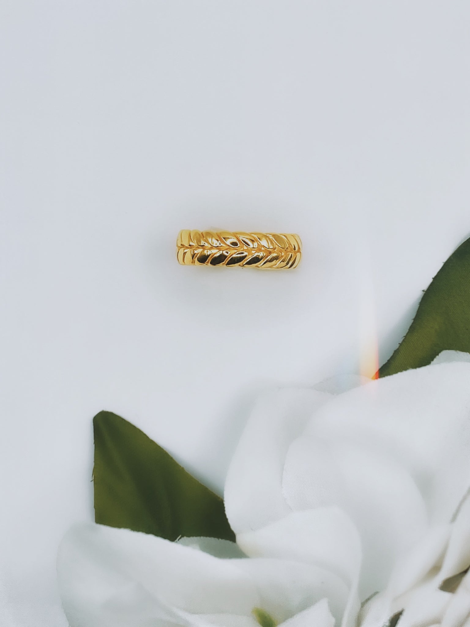 JEZANNA Sterling Silver Braided Ring