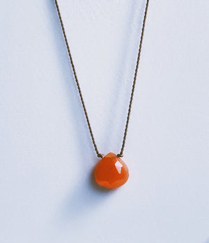 TYCHE - Carnelian Gemstone Necklace
