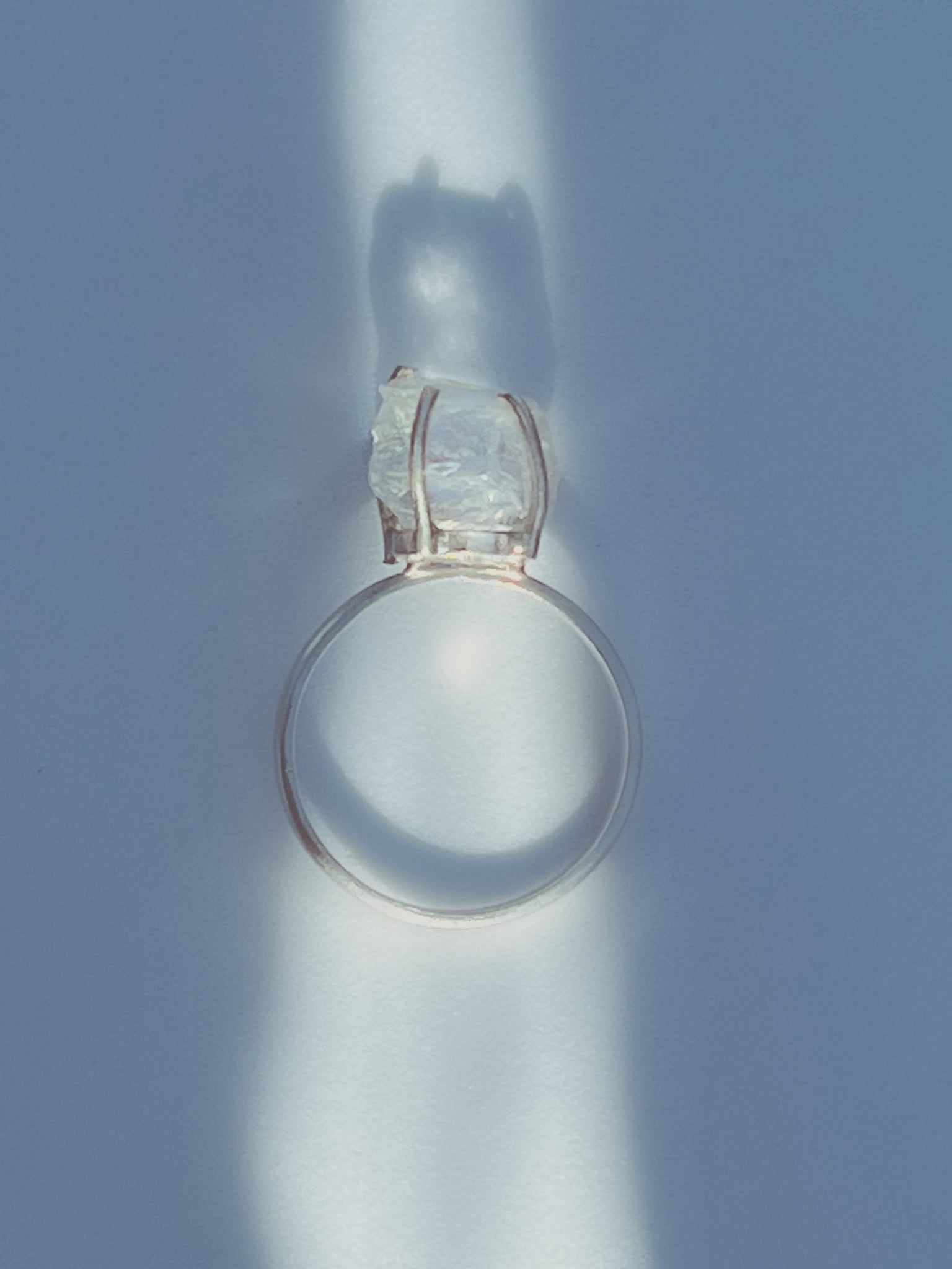 PAX - Raw Clear Quartz Gemstone Ring