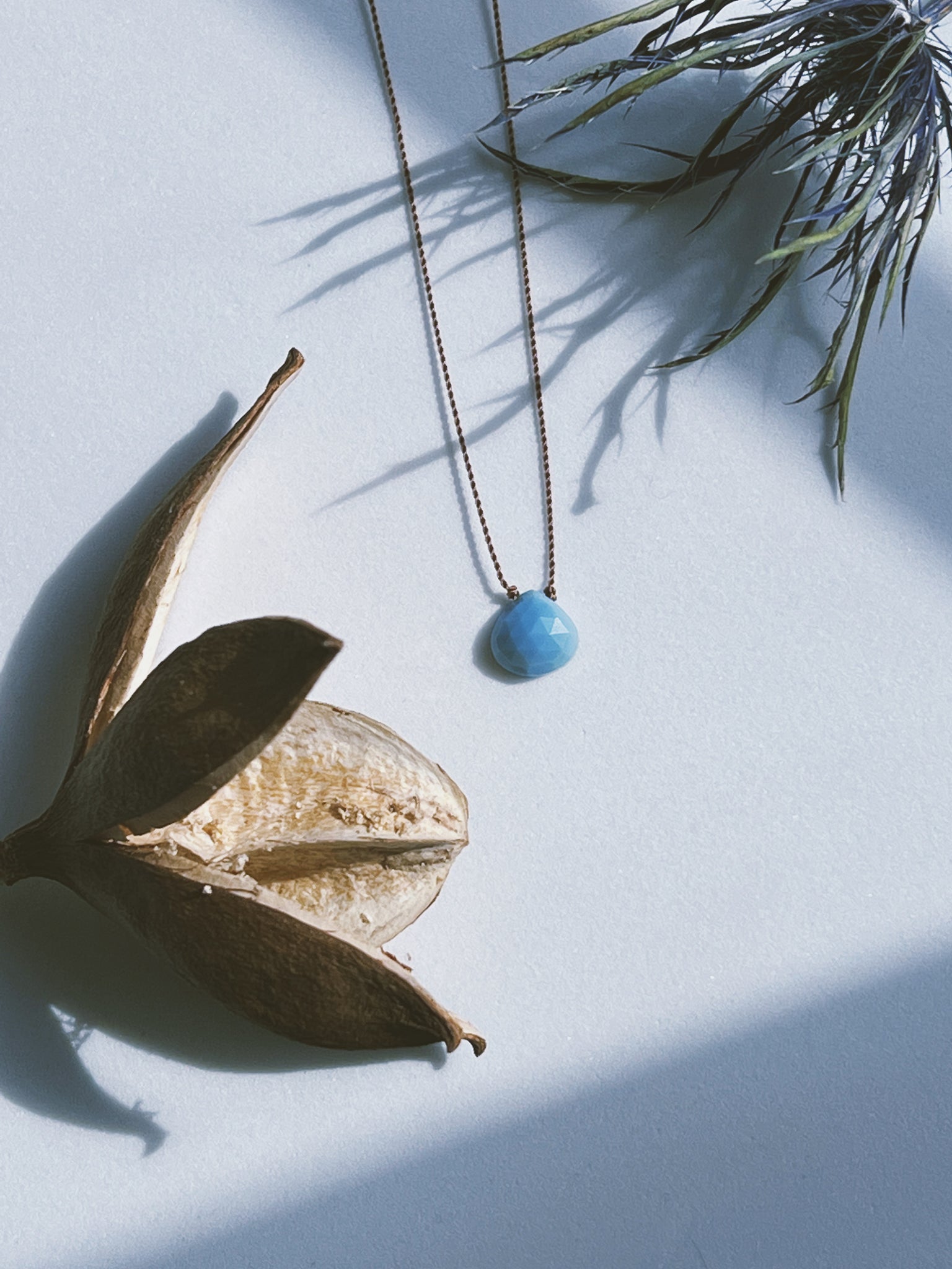 OPI - Blue Opal Gemstone Necklace