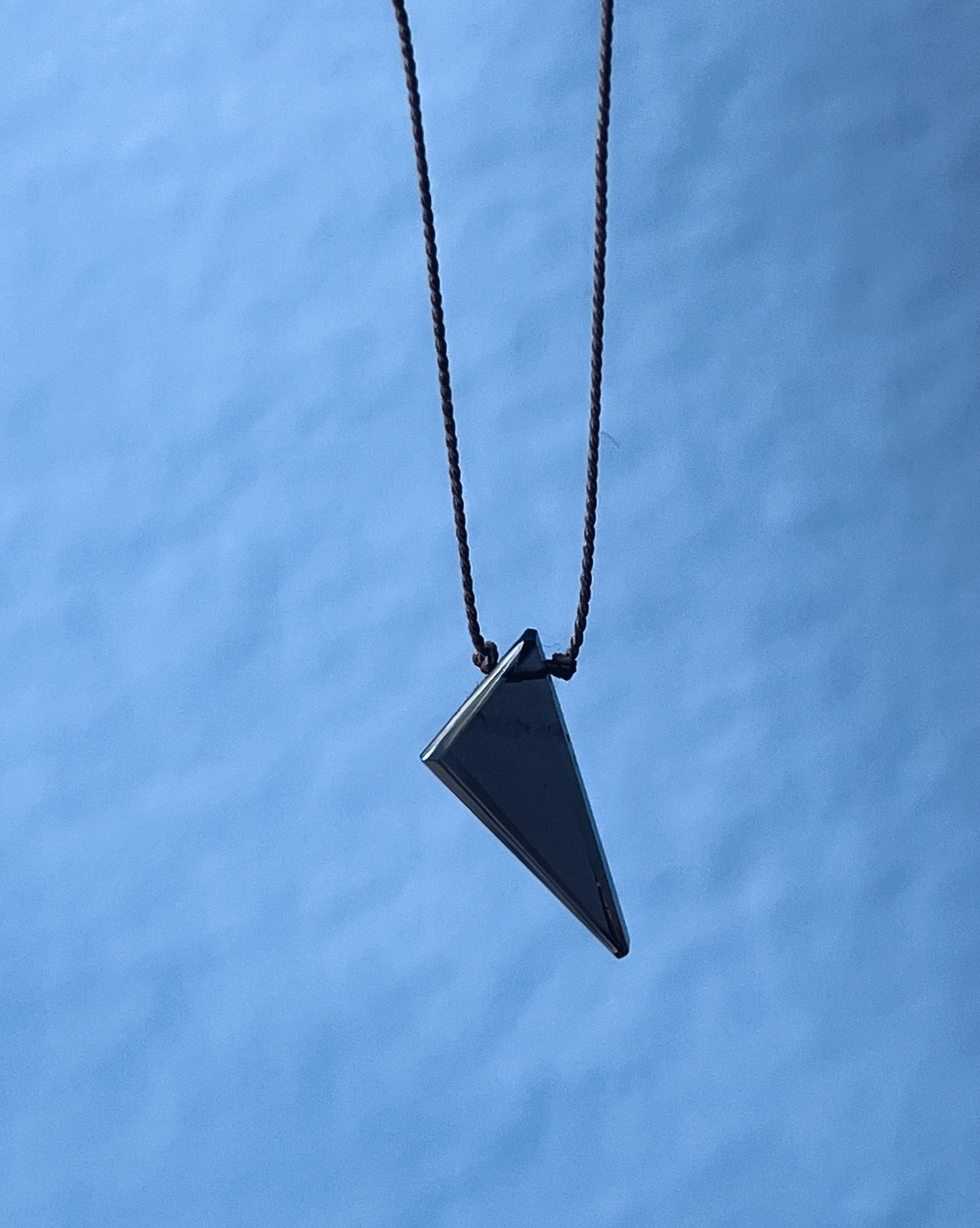 FAUNA - Handcrafted Triangle Gemstone Necklace