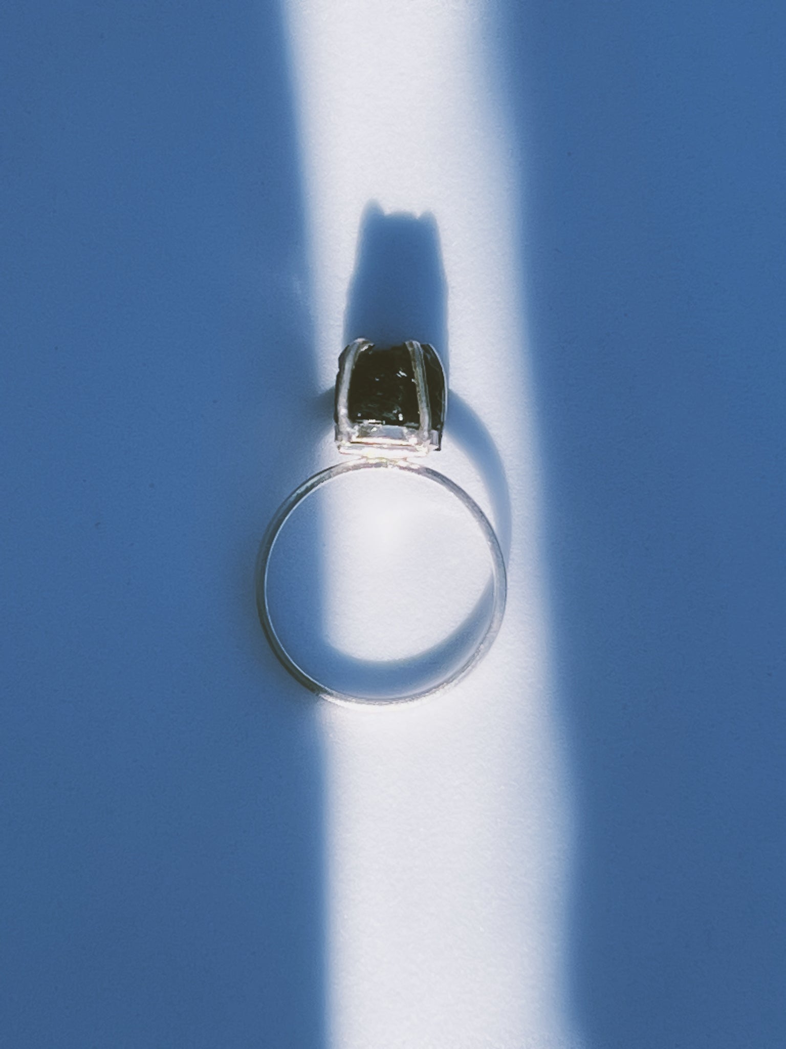 NUWA - Raw Black Tourmaline Gemstone Ring