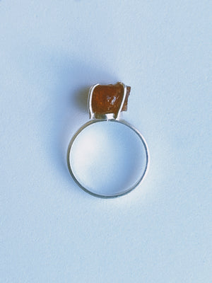 MATSU - Raw Citrine Gemstone Ring