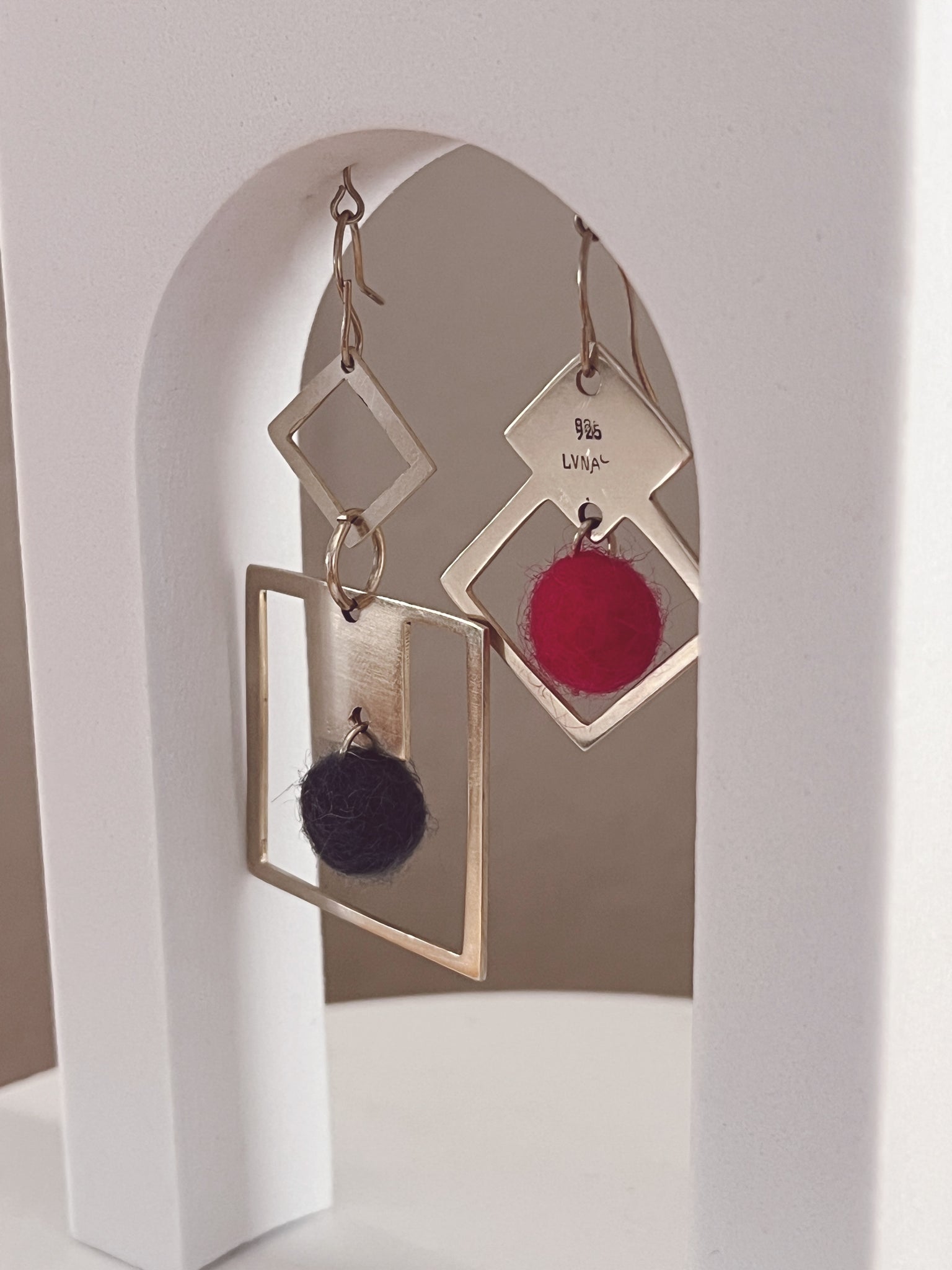 TERRA Geometric Sterling Silver Earrings