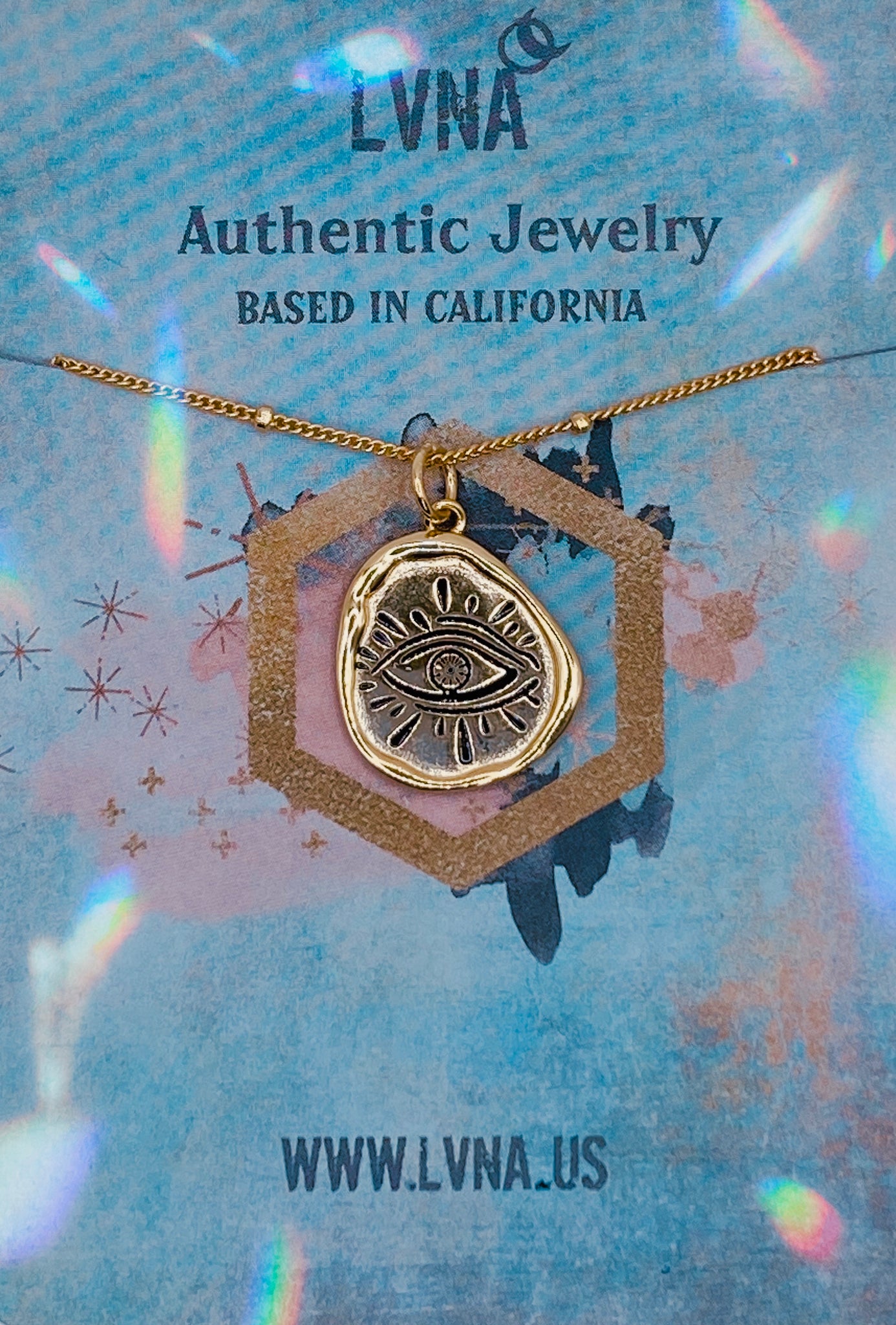 ANAHITA Sterling Silver Third Eye Necklace