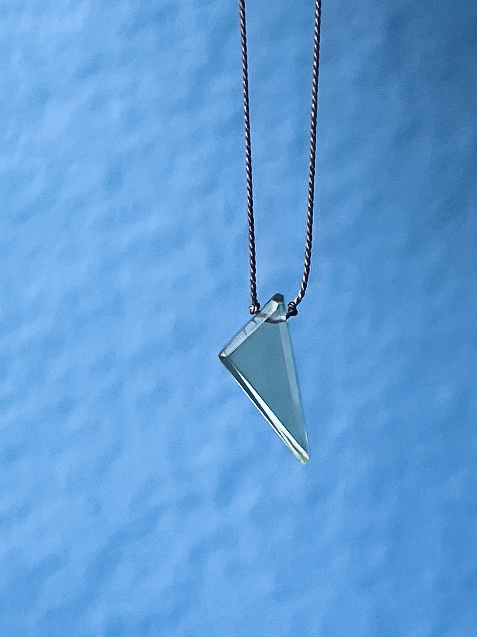 FAUNA - Handcrafted Triangle Gemstone Necklace