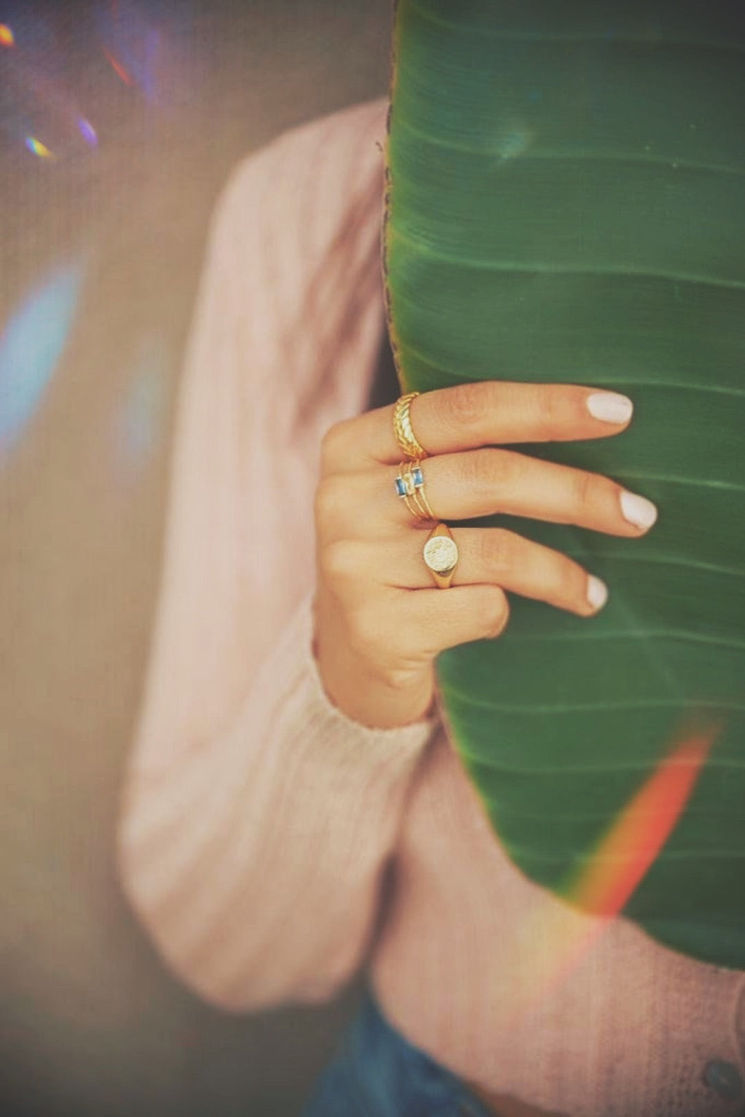 JEZANNA Sterling Silver Braided Ring