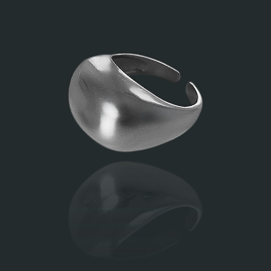 PEITHO Sterling Silver Chunky Dome Ring