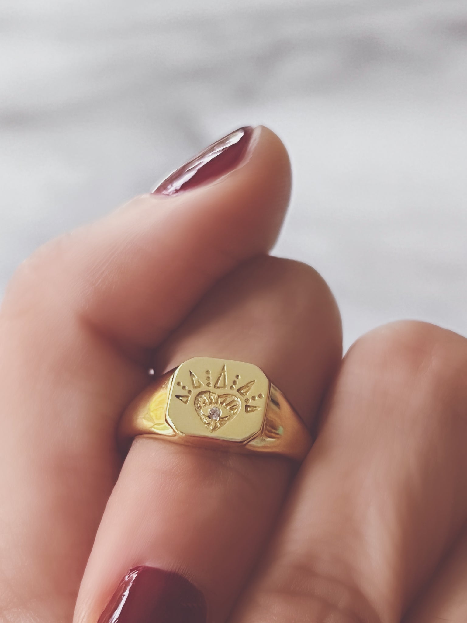 AMATERASU Sterling Silver Shine On Me Ring