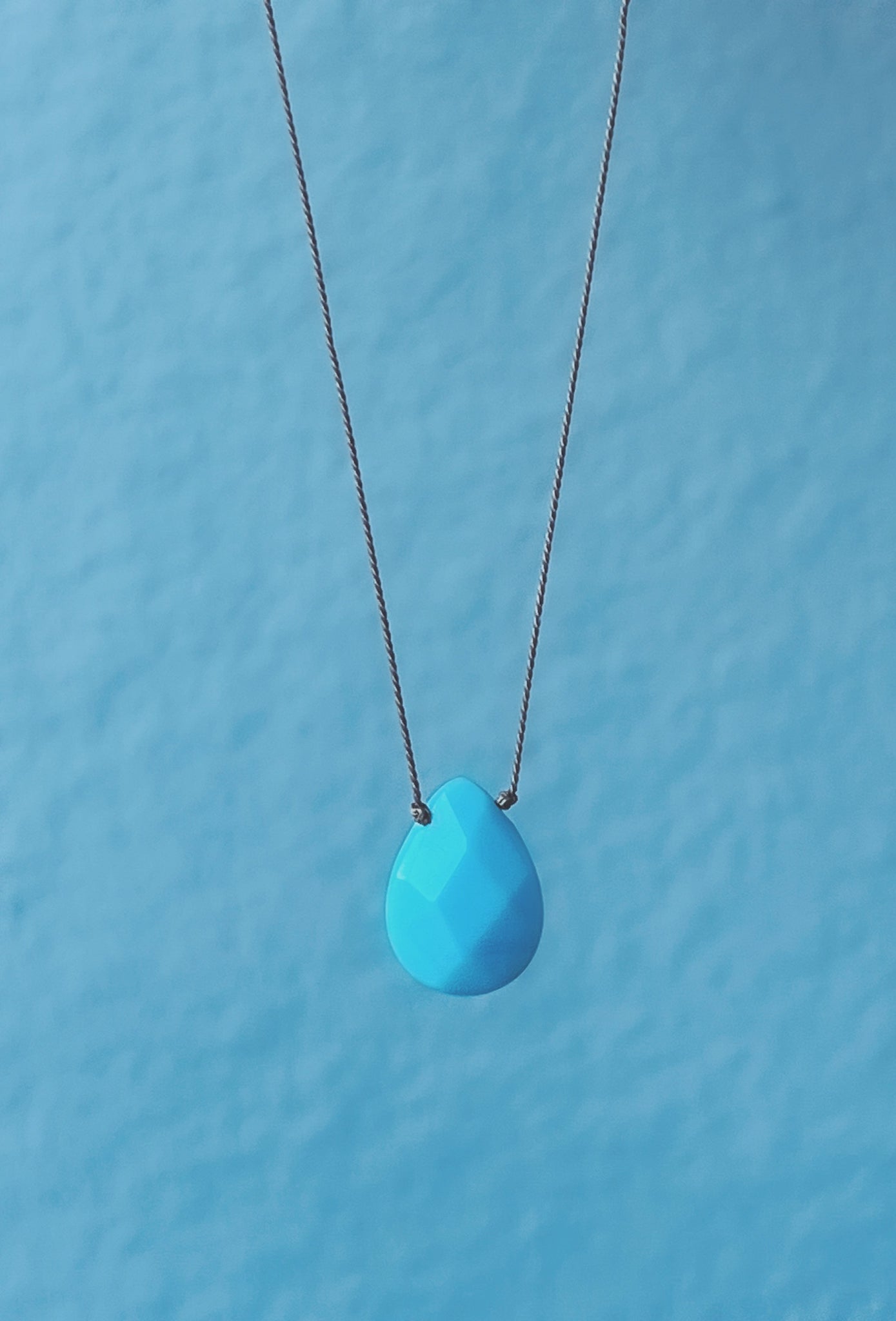 PENELOPE - Long Amazonite Gemstone Necklace